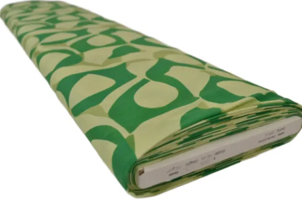 Viscose - Green/Lime Graphic