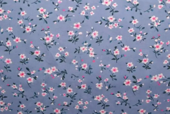 Viscose - Lovely Flower on Lavender