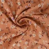 Viscose - Lovely Flower on Salmon
