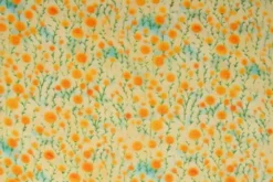 Viscose - Petit Flowers Yellow on Grey