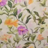 Viscose - Purple/Yellow Flower Romance on Off-White
