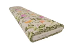 Viscose - Purple/Yellow Flower Romance on Off-White