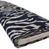 Viscose - Tiger Stripes on Navy