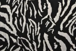 Viscose - Tiger Stripes on Navy
