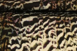 Viscose Tricot - Blurry Panther White/Black/Multicolor
