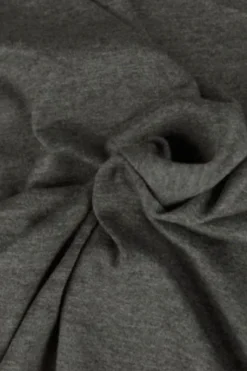 Viscose Tricot Donker Grijs Gemêleerd - M3