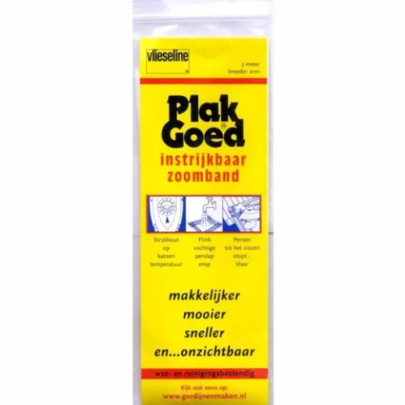 Vlieseline - Plakgoed Zoomband 20mm - Wit