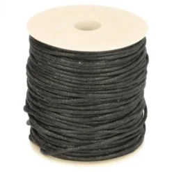 Wax Koord 4 mm - Zwart