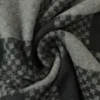 Wol - Blokruit -Grijs / Zwart