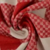 Wol - Blokruit -Rood / Wit