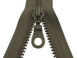 YKK Deelbare Koper Ritsen - 40 cm-565 - Donker Kaki