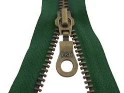 YKK Deelbare Koper Ritsen - 40 cm-890 - Donker Groen