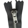 YKK Deelbare Metalen Rits - 80 cm- Donker Grijs