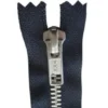 YKK Deelbare Metalen Rits - 80 cm- Donker Blauw