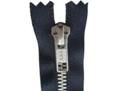YKK Deelbare Metalen Rits - 80 cm- Donker Blauw