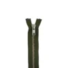 YKK Metalen Rits - Dubbel Deelbaar - Army Green/Silver - 85cm