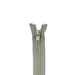 YKK Metalen Rits - Dubbel Deelbaar - Light Grey/Silver - 85cm