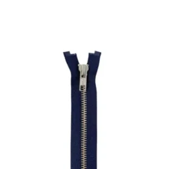 YKK Metalen Rits - Dubbel Deelbaar - 560 - Dark Blue/Silver - 85cm