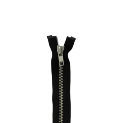 YKK Metalen Rits - Dubbel Deelbaar - 580 - Black/Silver - 90cm