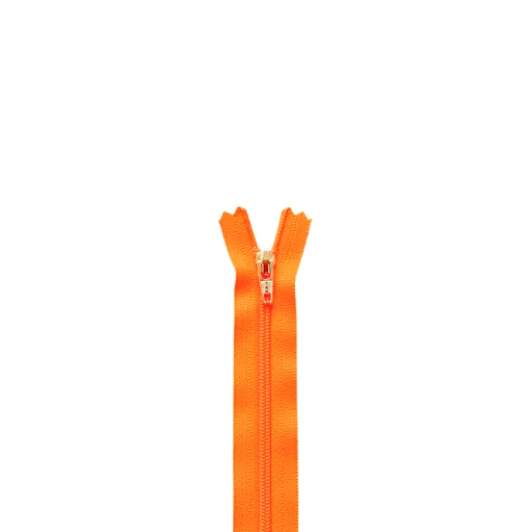 YKK Nylon Rits 60cm - C523 - Neon Oranje